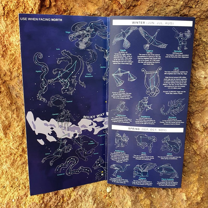 Constellations: A folding pocket guide