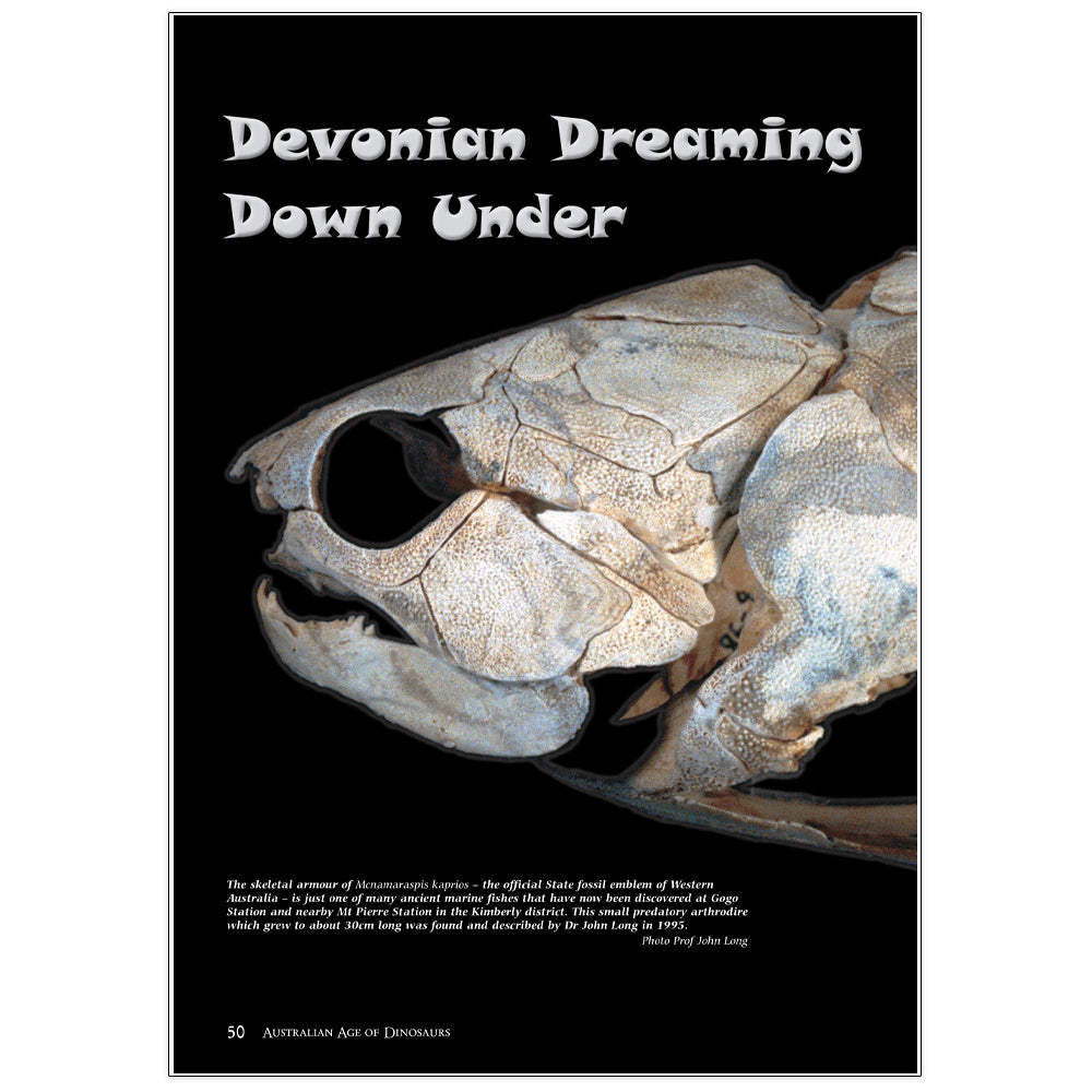 Devomin Devonian dreaming down under – Australian Age of Dinosaurs Museum Shop