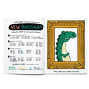 Dinosaur Coloring and Activity: Mazes, Puzzles, Jokes + MORE