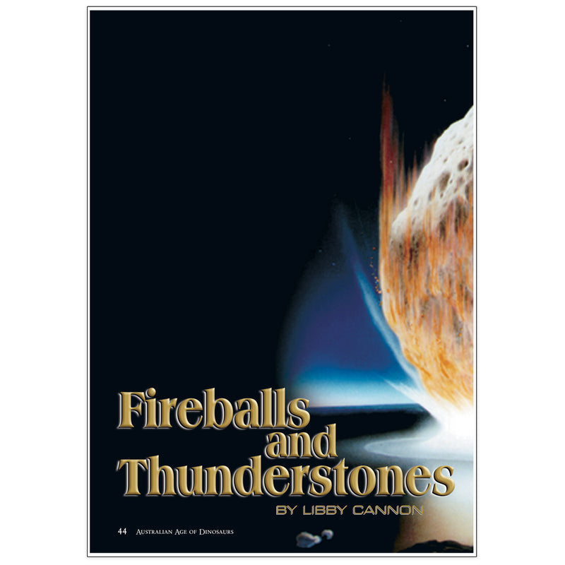 Fireballs and thunderstones by Libby Cannon