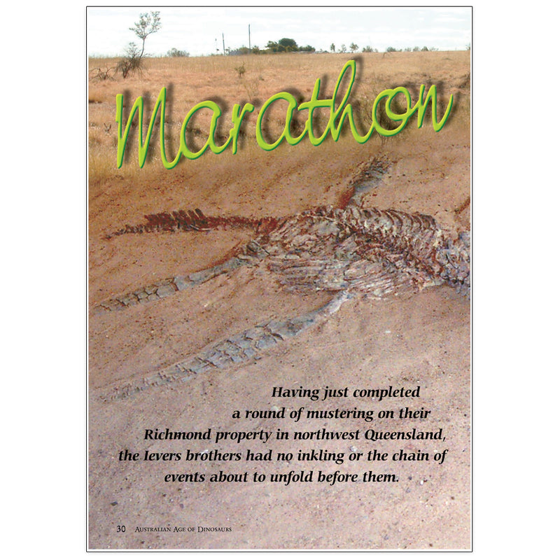 Marathon Run: The story behind the discovery of the Richmond pliosaur by John Hughes