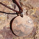 Mars coin necklace (copper)