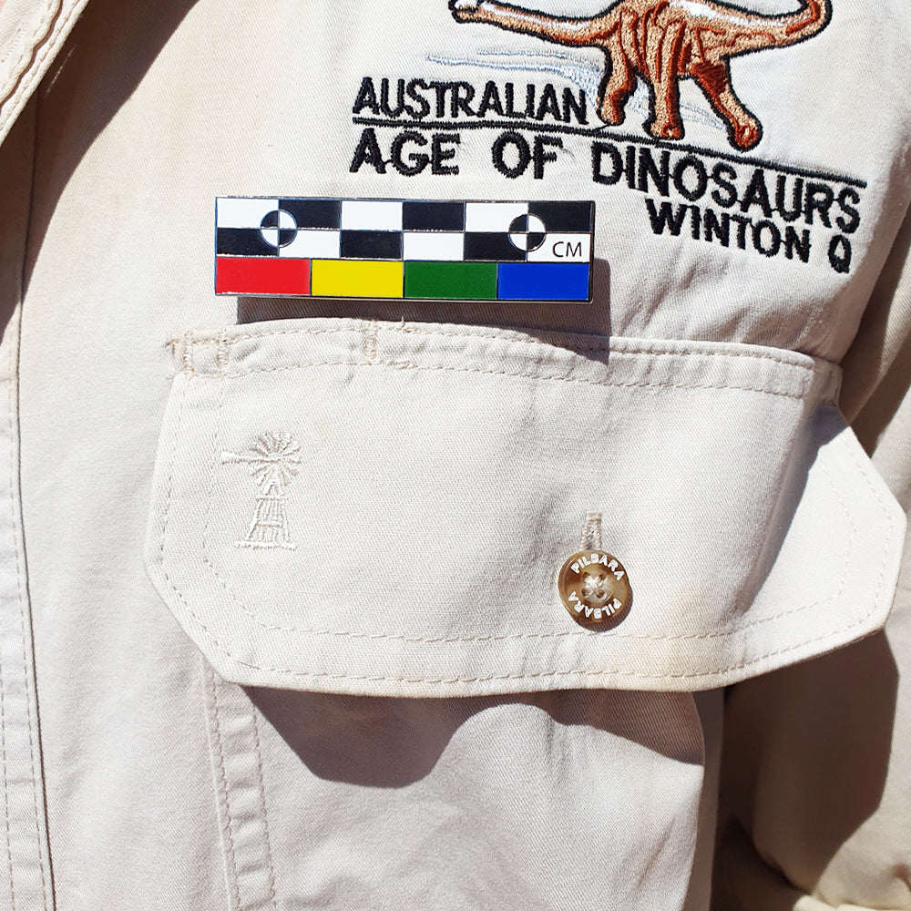 Field photo scale pin – Australian Age of Dinosaurs Museum Shop