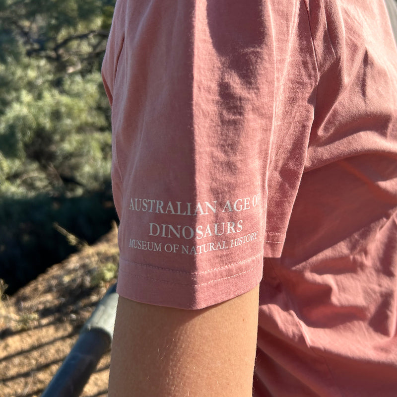 Vintage embroidered tee (Australian Age of Dinosaurs)