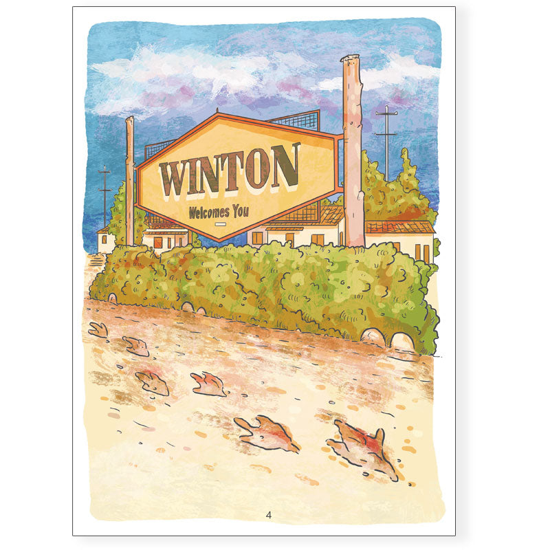 Greetings from Winton colouring book