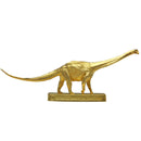 Gold Australian dinosaur statues