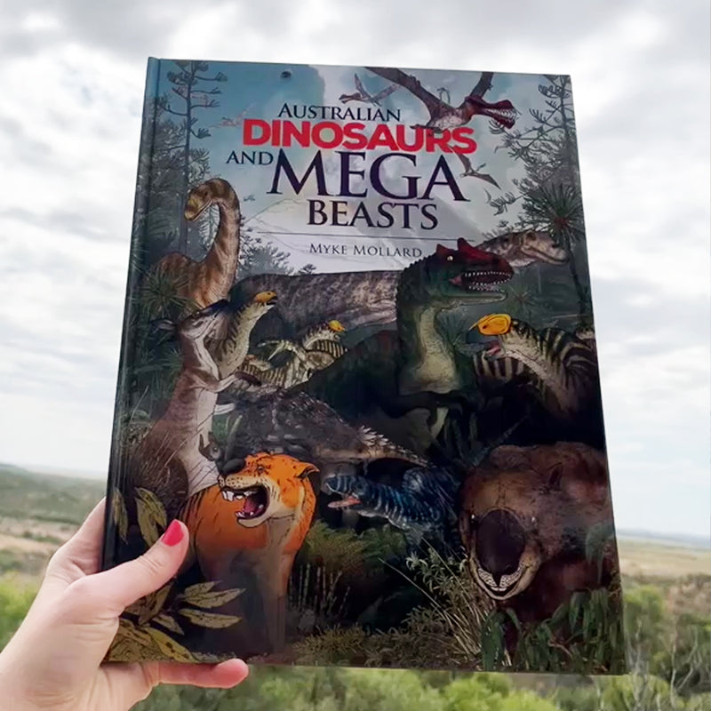 Australian Dinosaurs and Mega Beasts by Myke Mollard