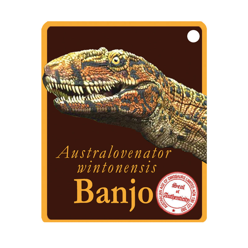 "Australovenator" (Banjo) plush