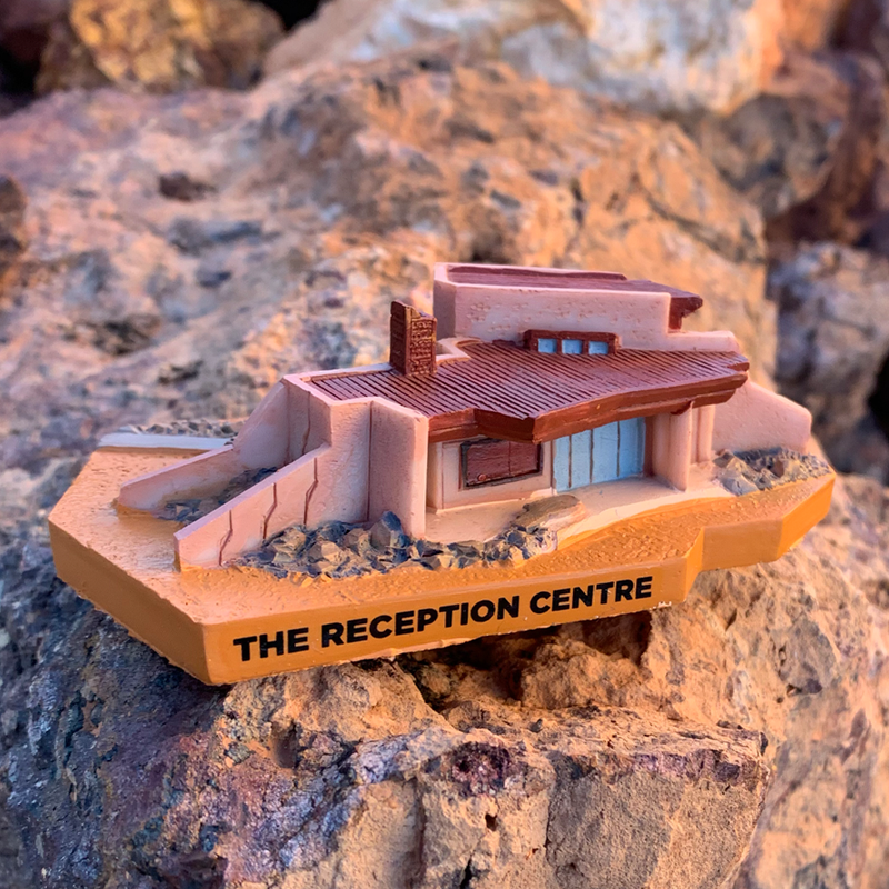 Australian Age of Dinosaurs Reception Centre model