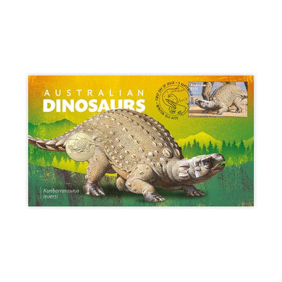 "Kunbarrasaurus" Postal Numismatic Cover